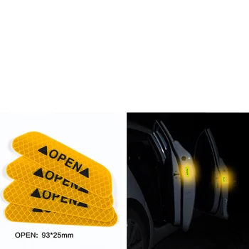 Automobilių Durų Saugos Kovos su susidūrimo Perspėjimo šviesą Atspindintys Lipdukai BMW 1 3 4 5 7 Serijos X1 X3 X4 X5 X6 E46 E60 E90 F10 F15 F30 F35