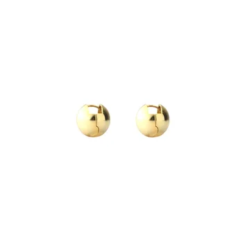 Mielas aukso spalvos mažą kamuoliuką auskarai moterims, naujas metalo earings bižuterijos 2020 m.