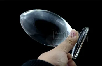 140 mm * 67 mm kumščiu stiklinis analinis kaištis anal dilator didelis lygaus stiklo makšties plug stiklo Butt plug žaislai analinis seksas produktus