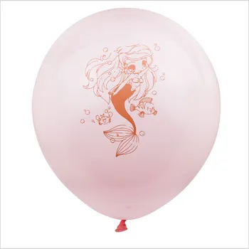 12 colių undinė balionas latekso temą konfeti balionas vandenyno gimtadieniu, apdailos undinėlė šalies balionas