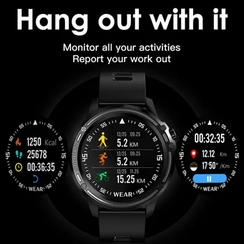Smart Watch Vyrų Smart Elektronika Nešiojami Prietaisai IP68 Vandeniui SmartWatch EKG PPG Kraujo Spaudimą, Širdies ritmą Sporto Žiūrėti L8