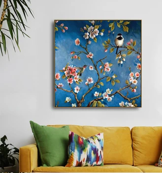 Klasikinis Kinų Stiliaus Sienų tapyba Nuotraukos Gėlių, Paukščių Paveikslai Tapyba Gyvenimo Kambario, Miegamasis Kūrinys Namų Dekoro Sienos Menas