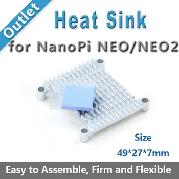 S ROBOTAS 10VNT/daug Šilumos Kriaukle už NanoPi NEO & NanoPi NEO2 NPI16