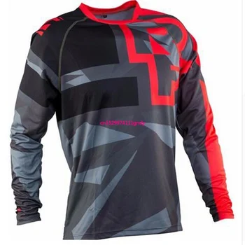 2021 enduro RF Dviračių T-shirt Kalnų Kalnų Dviratį ilgomis Rankovėmis Lenktynių Drabužius DH MTB Offroad Motokroso, BMX Megztiniai didmeninės