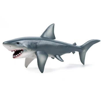 Vandenyno Jūros Gyvenimo Gyvūnų Didysis Baltasis Ryklys Gyvūnų Modelį Pvc Figūrėlės Imitavimo Modeliai Žaislai