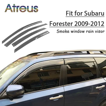 Atreus 1set ABS Lietaus Dūmų Langų Skydelius Automobilių pertvara nuo Vėjo Už Subaru Forester 2009 M. 2010 M. 2011 m. 2012 Reikmenys