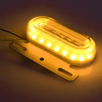 24V LED Žibintai, Elipsės Šoniniai Gabaritiniai Žibintai įspėjamosios Lemputės Mirksi dega Sunkvežimis Automobilių Transporto Universaliųjų Automobilių Reikmenys CSV