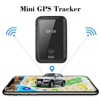 GF09 GPS Anti-Lost Realiu Laiku Automobilių Locator Tracker Magnetinio Sekimo Prietaisas