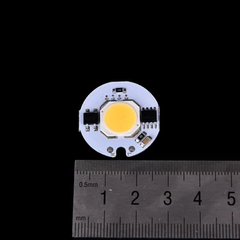 1Pcs LED, COB (Chip Lemputė 7W 5W 3W 220V Įvesties Smart IC Šalta Balta Šilta Balta 