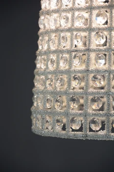Didelis lubų lempa pakabukas akmenų, kristalų forma kriaušė 59X31