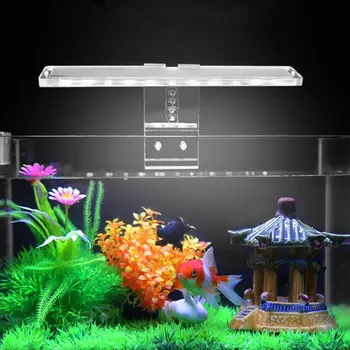 Led Jutiklinis Ekranas Žuvų Bakas Akvariumo Apšvietimo Lempos Įrašą Lempa 3-8mm Storio Akvariumas Laikiklis Žibinto Vandens Augalų Lempos