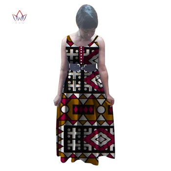 Dashiki Vasaros Naują Afrikos heidi bazin Riche Suknelės Moterims Afrikos Suknelės Medvilnės Afrikoje Drabužių Šalis Suknelė 4xl Kitų WY3972
