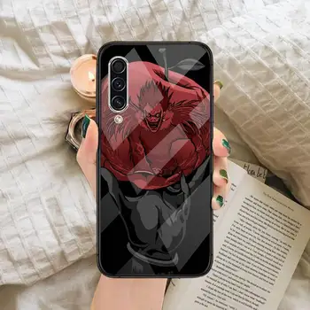 Anime Death Note, Ryuk Telefono dėklas Grūdintas stiklas Samsung S6 S7 krašto S8 S9 S10 e plius note8 9 10 pro