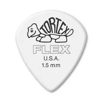 466p1. 5 Tortex flex jazz III XL tarpininkų, 12 Vnt, storis 1,5 mm, Dunlop