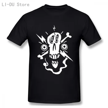 Naujas Kaukolė Vyro Moters T-Shirt
