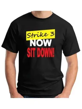 2019 Naujausias Mados Viršūnes Vasaros Cool Juokingi Marškinėliai T-Shirt-Strike Beisbolo Žaidėjas Marškinėliai, Parduotuvė