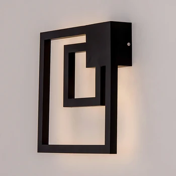 25W vidaus LED Sienos Lempos Kambarį Apdaila Sienų apšvietimo Aikštėje Aliuminio Namų Apšvietimo Šviestuvas, Laiptų Miegamojo Lovos Šviesos