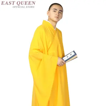 Tradicinės kinų apranga saholin vienuolis drabužių, vienuolis, chalatai unisex budistų drabužių zen budistų vienuolis, chalatai FF643 A
