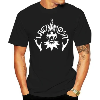 2021 Laisvalaikio Mados medvilnės O-kaklo T-shirt Lacrimosa Gotikinio Metalo Roko grupės Logotipas Vyrų Black Unisex Palaidi Tinka