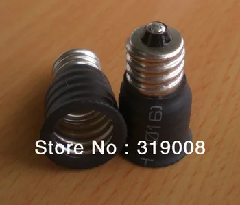 E12 į E14 lemputės, lempos adapteris e12 šviesos lizdo keitiklis ,100vnt/daug per DHL NEMOKAMAS PRISTATYMAS