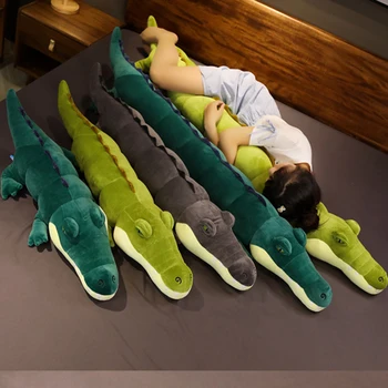 Gaint Tikroviška Krokodilas Pliušinis Žaislas Įdaryti Modeliavimas Aligatorius Vaikams, Lėlės, Kambaryje Sofa-Lova, Dekoro Minkštas Ferociou Gyvūnų Pagalvė Pagalvės