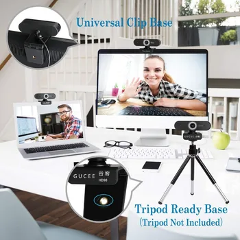 Kamera 1080P, HDWeb Kamera su Built-in HD Mikrofonas 1920 x 1080p USB Plug n Play Web Cam, Plačiaekranis Video