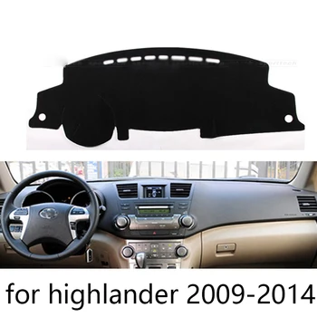 Toyota Highlander 2009-prietaisų skydelio kilimėlis Apsauginis padas Atspalvį Pagalvėlė Trinkelėmis interjero lipdukas automobilių optikos reikmenys
