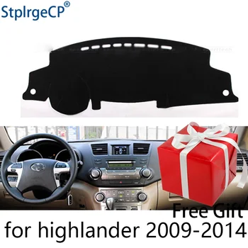 Toyota Highlander 2009-prietaisų skydelio kilimėlis Apsauginis padas Atspalvį Pagalvėlė Trinkelėmis interjero lipdukas automobilių optikos reikmenys