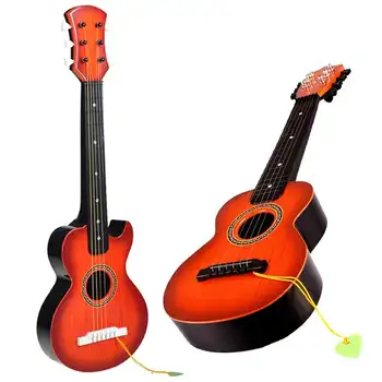 Šešių Vaikų Gitara Gali Žaisti Tipas Kūdikio Gimtadienio Dovana Vaikų Muzikos Instrumentai, Garso Žaislai Unisex Švietimo String
