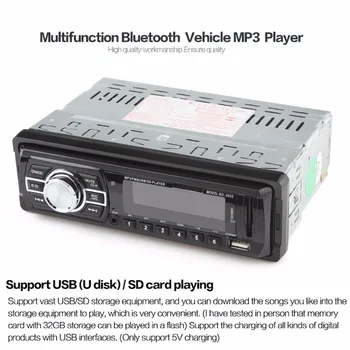 12V 1 DIN Automobilio Audio Stereo In-Dash FM, Aux Įvesties Imtuvas, SD, USB, MP3 Radijo Grotuvas Su Nuotolinio Valdymo Mažiausia Kaina!