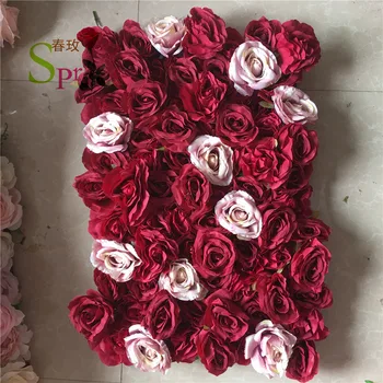 SPR mix spalva tamsiai redWith Pink Gėlių Sienos Gėlių Sienos, Vestuvių Fonas Apdaila