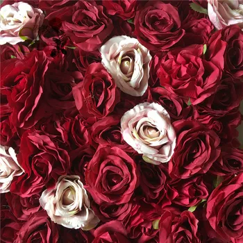 SPR mix spalva tamsiai redWith Pink Gėlių Sienos Gėlių Sienos, Vestuvių Fonas Apdaila