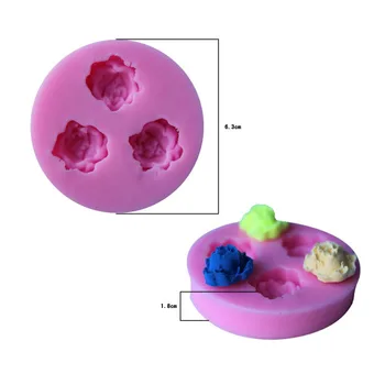 Pyragas Pelėsių 3D Formos Gėlių Minkštas Tortas Dekoravimo Priemonės,Silikono Muilo Pelėsių,Minkštas Tortas Dekoravimo Įrankiai