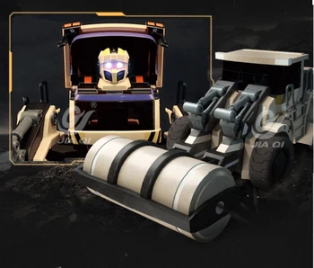 Naujas berniukas žaislą dovanų Jia Qi Smart transformuoti formos RC Sunkvežimių 2.4 G viena pagrindinių deformacijos RC Inžinerijos transporto priemonės pakrovimo šakinis krautuvas