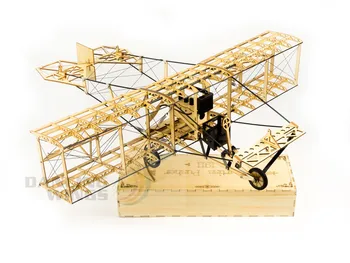 95% iš Anksto pastatytas Balsawood Lėktuvo Modelio Rinkinys Curtiss Stūmikas 550mm Sparnų Modelio Orlaivių Surinkimo Baras, Kavinė Namų Apdailą