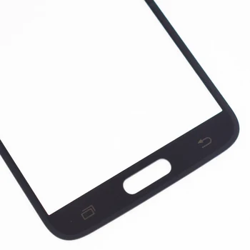 Naujas Samsung Galaxy S5 Jutiklinis Ekranas G900F Mobiliojo Telefono S5 Priekinio Stiklo plokštės Remontas det DIZITIZER Juoda Balta