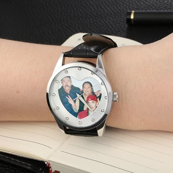 YAZI Prekės Savo Foto Žiūrėti Individualų Unikalių Laikrodžių Vyrams Ir Moterims Širdies formos Dėžutė Nerūdijančio Plieno Atveju Rankiniai Laikrodžiai