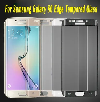 3D Kreivų Paviršių, viso Ekrano Apsaugos nuo Sprogimo apsaugotą Grūdintas Stiklas Samsung Galaxy Note 8 9 S6 S7 Krašto S8 S9 Plus 100vnt