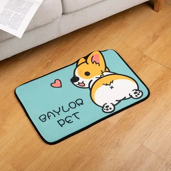 Super minkštas pet kilimėlis grindų mielas animacinių filmų kilimėlis tinka visais metų laikais šuo ir katė miega neslidus kilimėlis