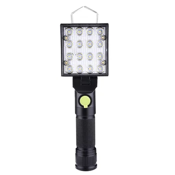 LED Darbo Lempa USB Įkraunamas Žibintuvėlis, Avarinis Blykstės Šviesą, Nešiojamų Žibintų šviesos šaltinio Lauko Kempingas Automobilių Remontas Lempos
