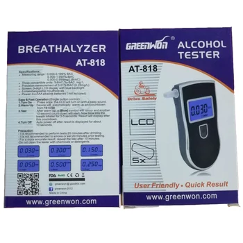GREENWON Skaitmeninis Kvėpavimas Alkoholio Testeriai Nešiojamas LCD Ekranas Alkoholio Breathalyzer