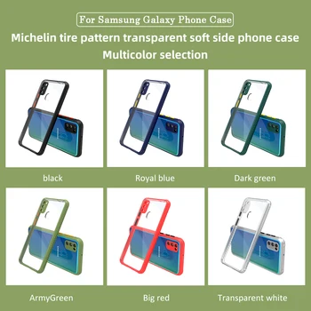 Atsparus smūgiams Bumper Case For Samsung Galaxy A51 A71 M51 Silikono Aišku, Dangtelis, Skirtas 
