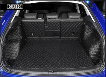 Aukštos kokybės kilimėliai! Pilnas komplektas automobilio bagažo skyriaus kilimėliai Audi Q3 2019 vandeniui linijinių krovinių įkrovos kilimėliai kilimai Q3 2020 M Nemokamas pristatymas