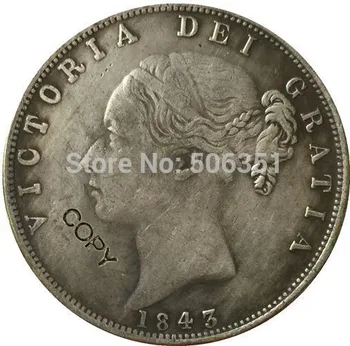 <1841-1887> 18 monetų, Jungtinės Karalystės monetų kopijos
