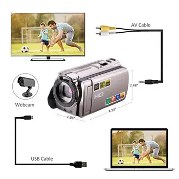 1080P USB2.0 Smart Wireless Wifi DVR Naktinio Matymo Kamera Vaizdo įrašymas Skaitmeninis vaizdo Kamera