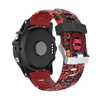 Silikono watchband Garmin Fenix 5X 5X Plius pakeitimas apyrankė klasikinis dirželis wriststrap Garmin Fenix 3 /3HR žiūrėti juosta
