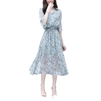 Elegantiškas Naujas Moterys, Vasaros Gėlių Nėrinių Suknelė Moteris Ilgai, Šaliai, Skraistės Femme Dizaineris Aukštos Kokybės Atsitiktinis-Line Vestidos