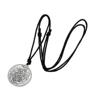 Teamer Vintage mados Gyvūnų Amuletas Erelis Medallion Pedantas Karoliai Skandinavų Vikingų Talismanas Gotikos Papuošalai
