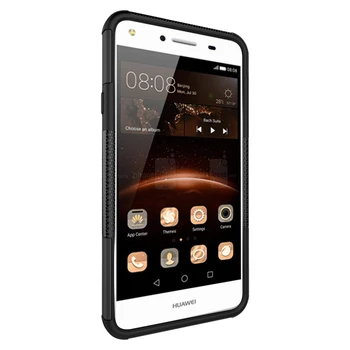Atveju Huawei Honor 5A LYO-L21 Rusija Versija 5.0 colių Telefoną Atveju Huawei Y5 II garbę 5 Y6 II Kompaktiškas, Tvirtas Šarvai Silikono