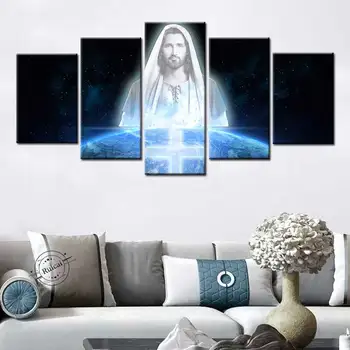 Jėzus Plakatas Sienos Meno Tapybos Drobės Šiaurės šiuolaikinių Nuotraukų Kambarį Namų Dekoro Krikščionių Bažnyčios Dekoravimas Paveikslų